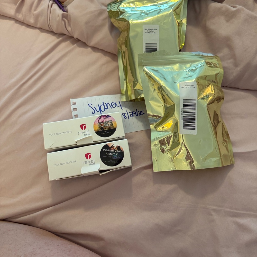 Revel Nail Dip Powder Mystery Box Bundle! Unused!